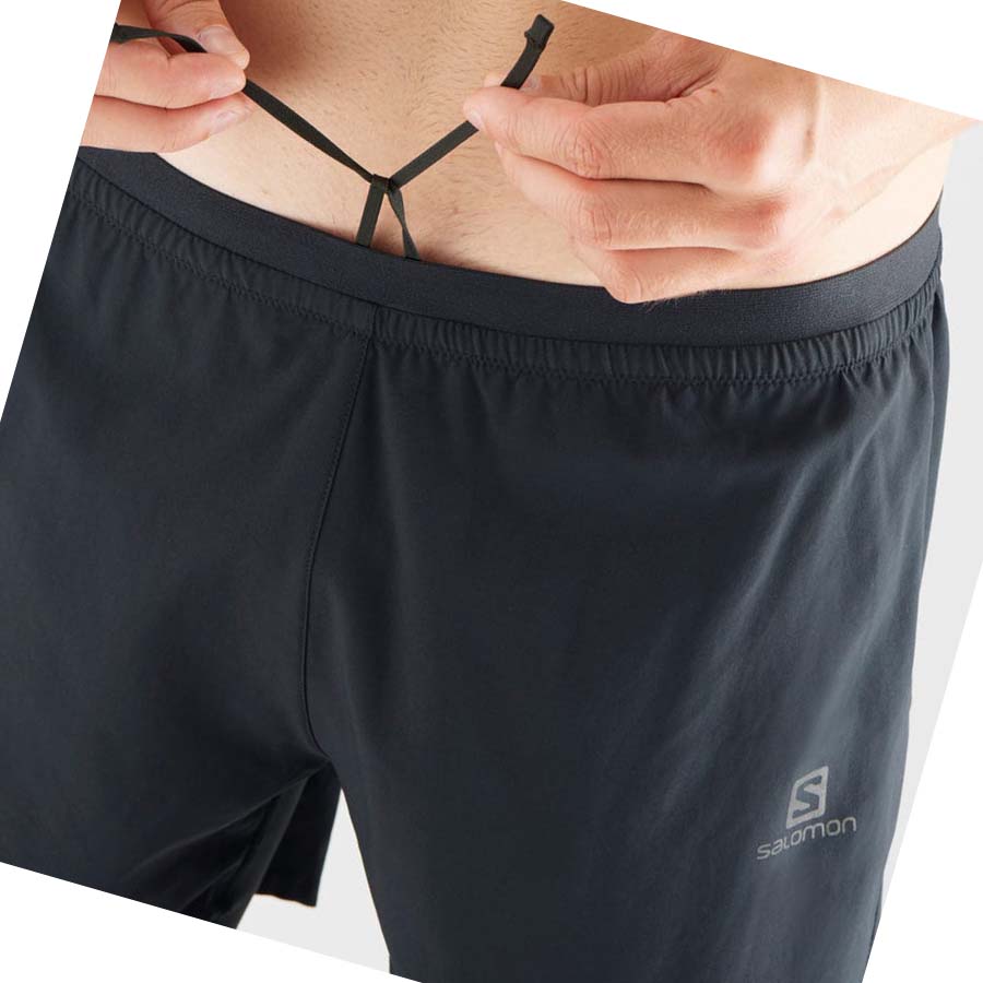 Bermudas Salomon CROSS TWINSKIN Hombre Negros | MX 3152SGL